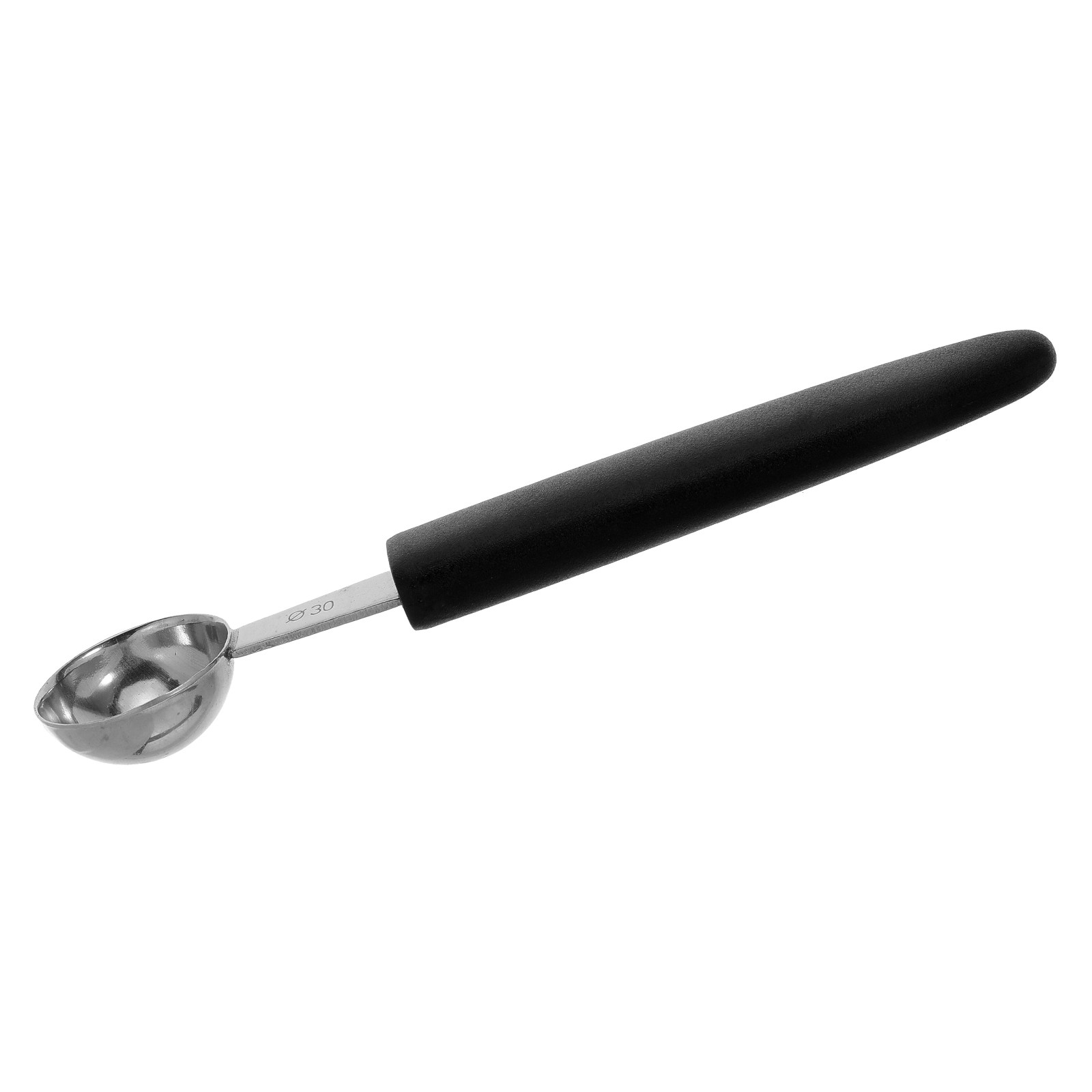 Commercial Kitchen Equipment List - Roestvrijstalen meloontjeper/fruitlepel 30 mm, stevig keukengereedschap