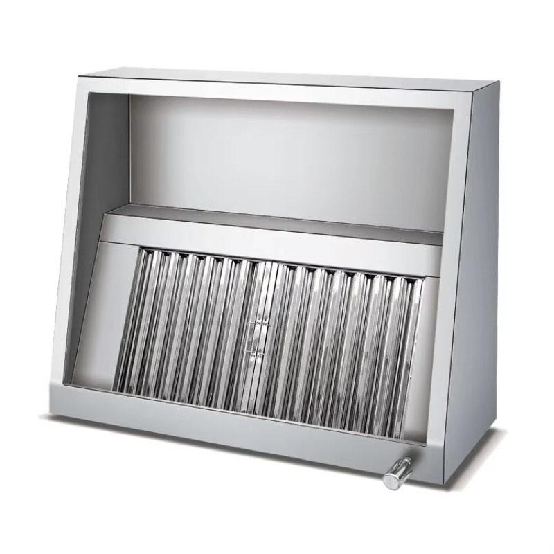 Commercial Kitchen Hoods - Commerciële RVS keukenafzuigkap op maat 21m/min