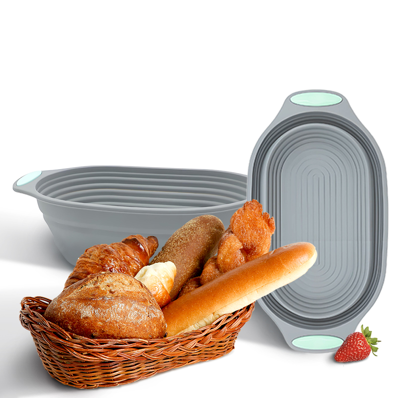 Commercial Kitchen Equipment List - 1PC siliconen opvouwbare banneton broodrijsmand -