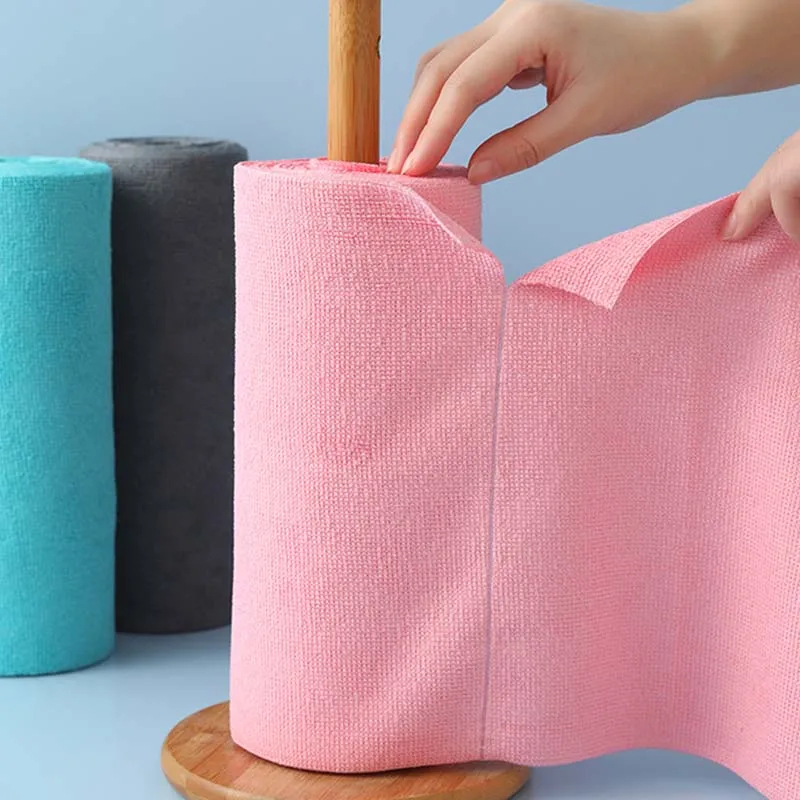 Commercial Kitchen Towels - Herbruikbare afscheurbare microvezel handdoekenrol, vetwerende snel