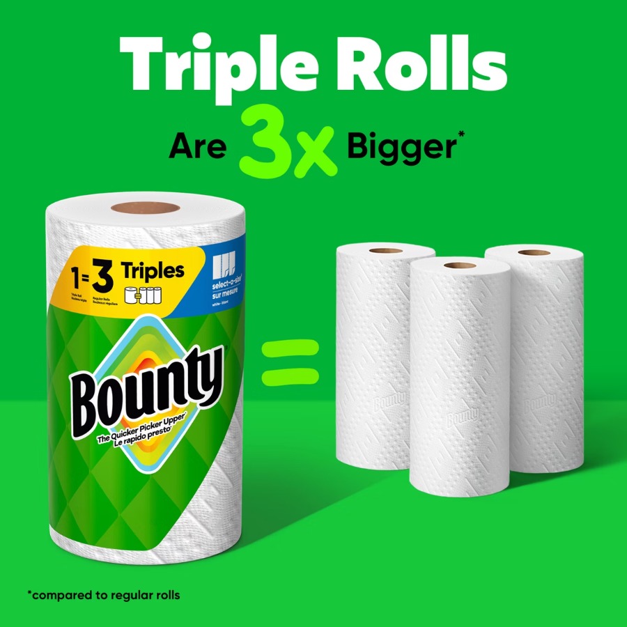 Commercial Kitchen Towels - 1 Mega Rol Witte Select-A-Size Keukenpapier,