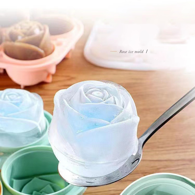 Commercial Kitchen Utensil Holder - 3D Rose Ice Mallen 4 Gaten