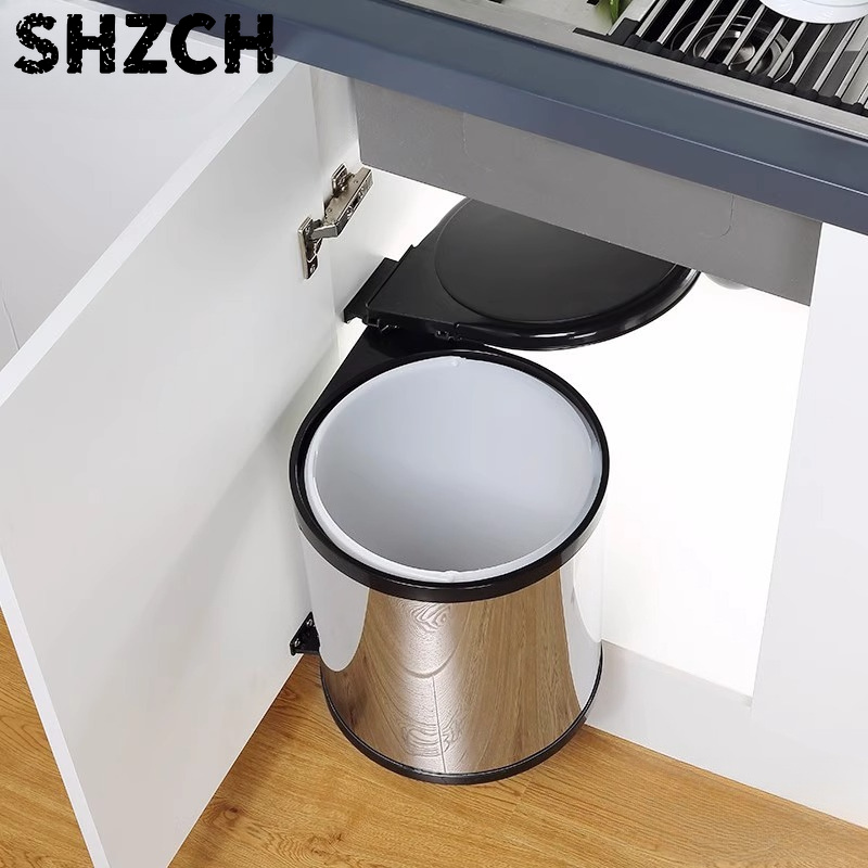Commercial Kitchen Bin - Premium uittrekbare afvalbak van roestvrij staal,