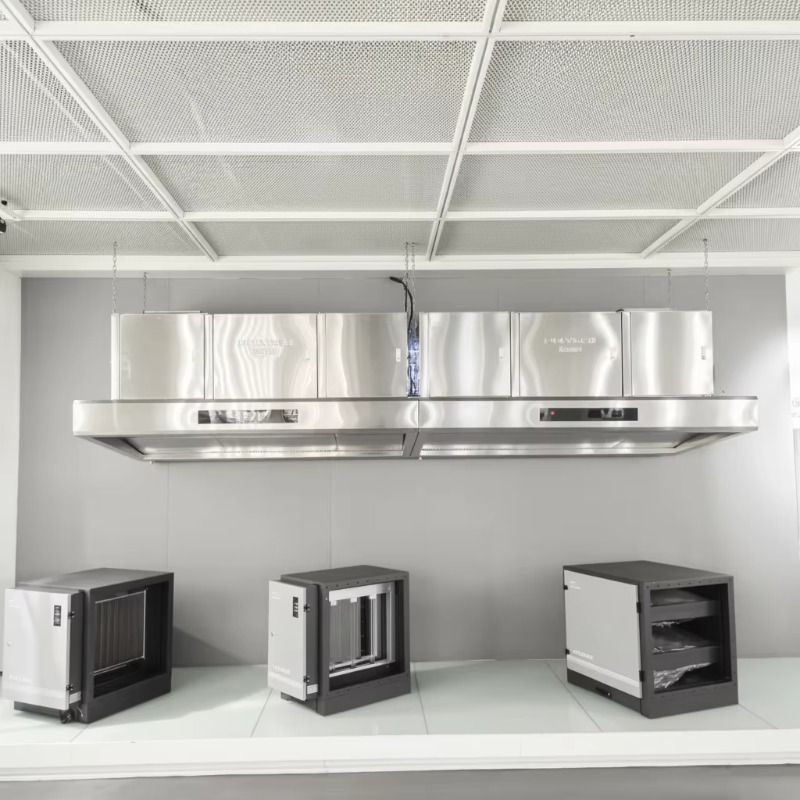 Commercial Kitchen Hoods - Commerciële aanpasbare 201 roestvrijstalen 98% keukenafzuigkap