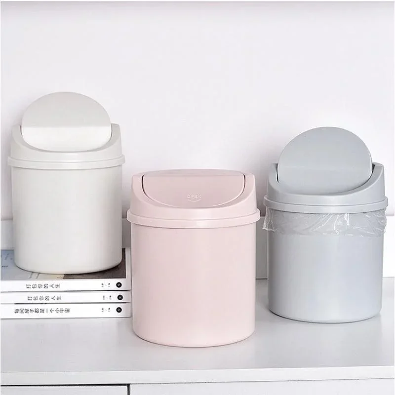 Commercial Kitchen Bin - Mini bureauprullenbak met deksel, afvalbak organizer,