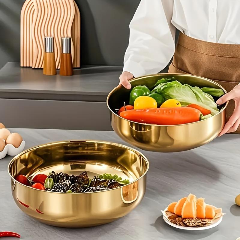 Commercial Kitchen Equipment List - Nieuwe roestvrijstalen mengkom met deksel, robuust,