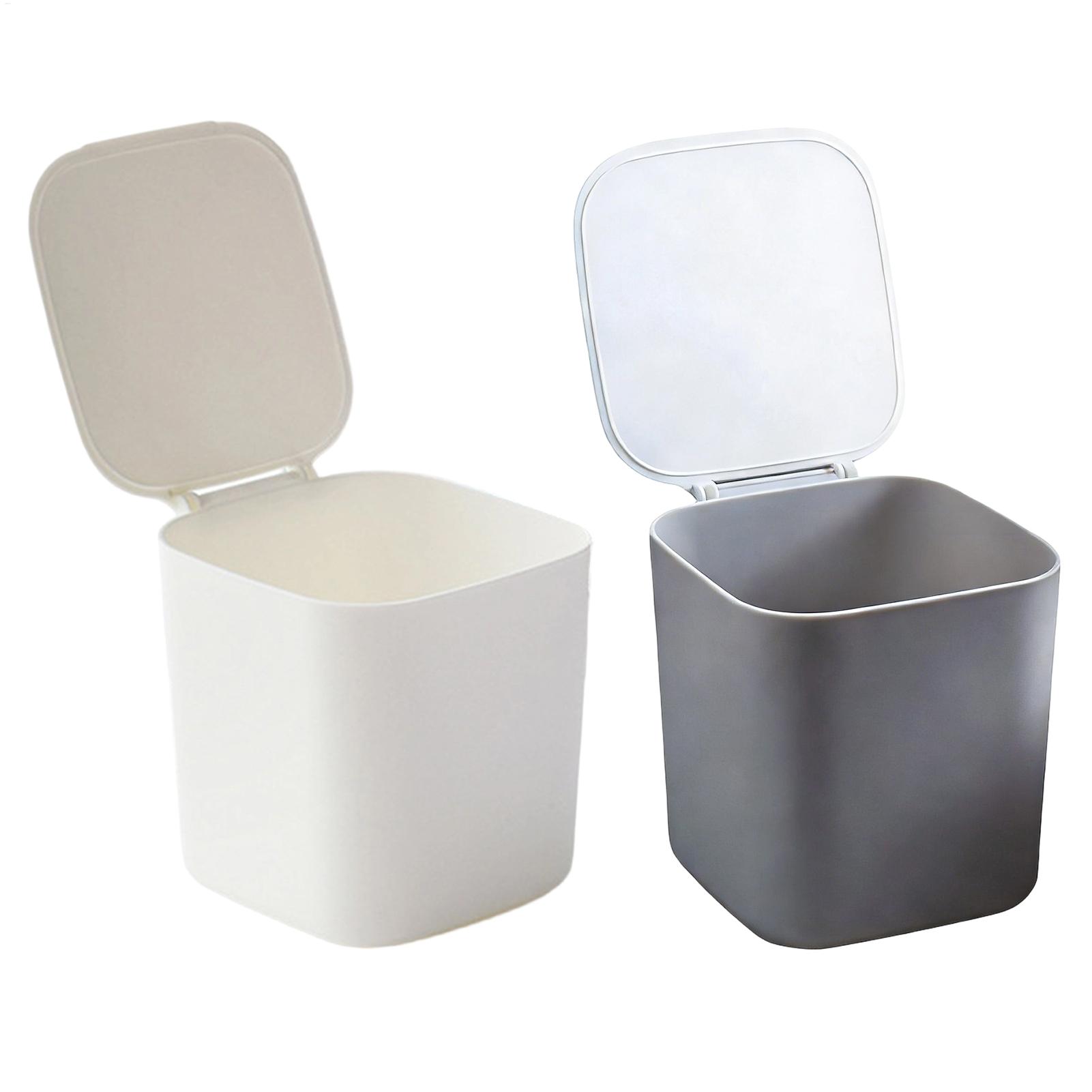 Commercial Kitchen Bin - Mini-prullenbak met deksel Kleine desktop-afvalbak voor