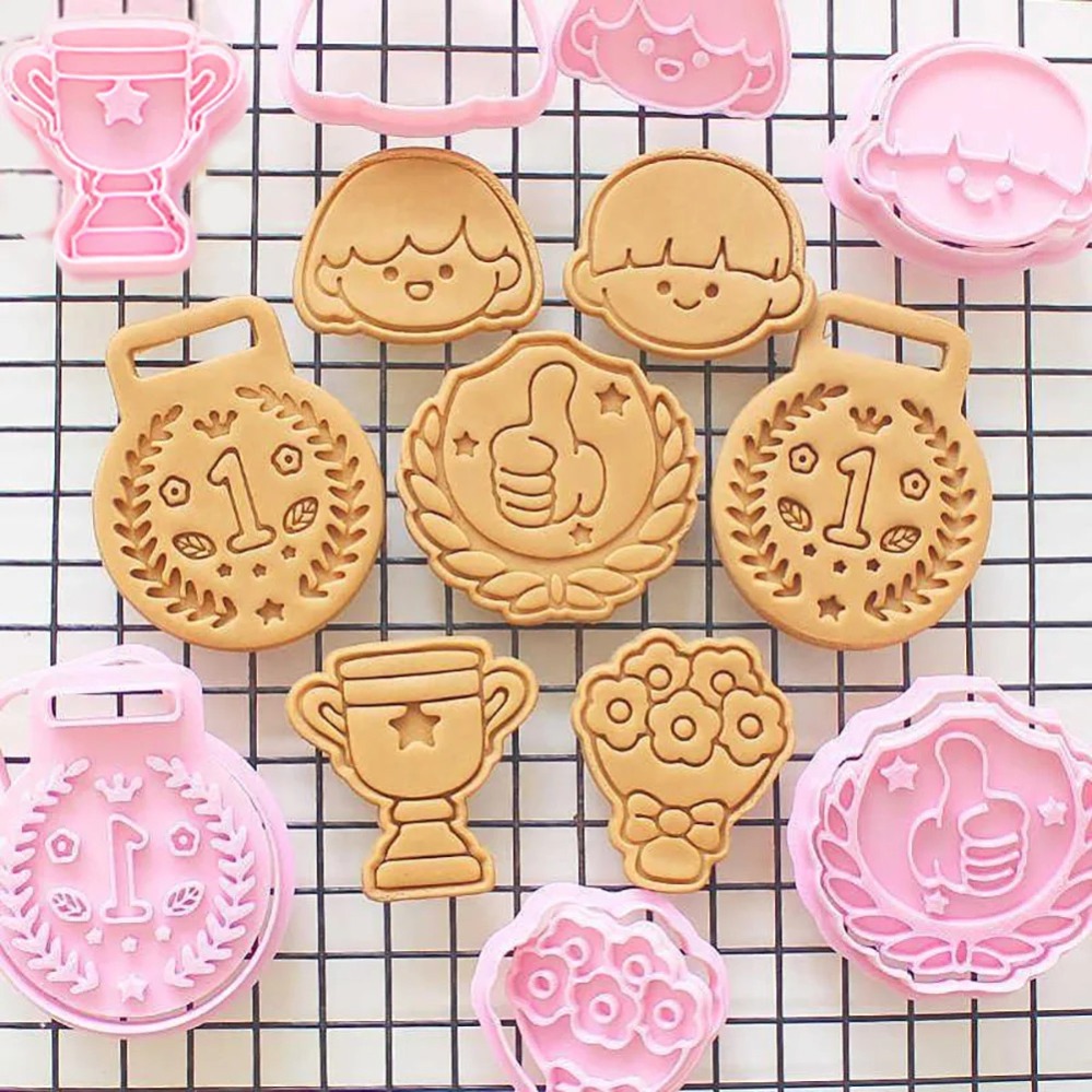 Commercial Kitchen Equipment List - Medailles Trofeeën Koekjesvormpjes Cartoon Cake Biscuitvorm
