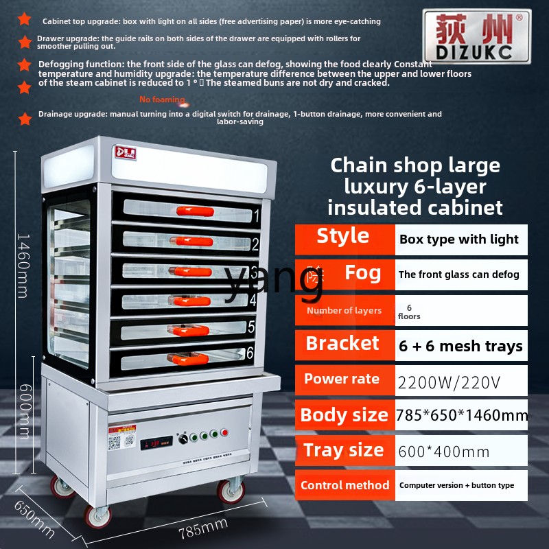 LTT commerciële stoomkast isol - Commercial Steamer Cabinet recensie en prijs