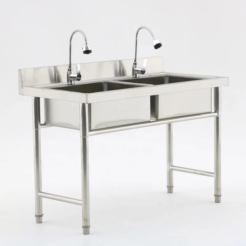 Commerciële keukenapparatuur r - Commercial Kitchen Double Sink recensie en prijs