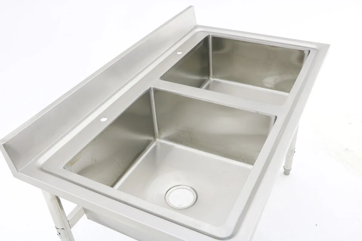 Commerciële keukenapparatuur r - Commercial Kitchen Double Sink recensie en prijs