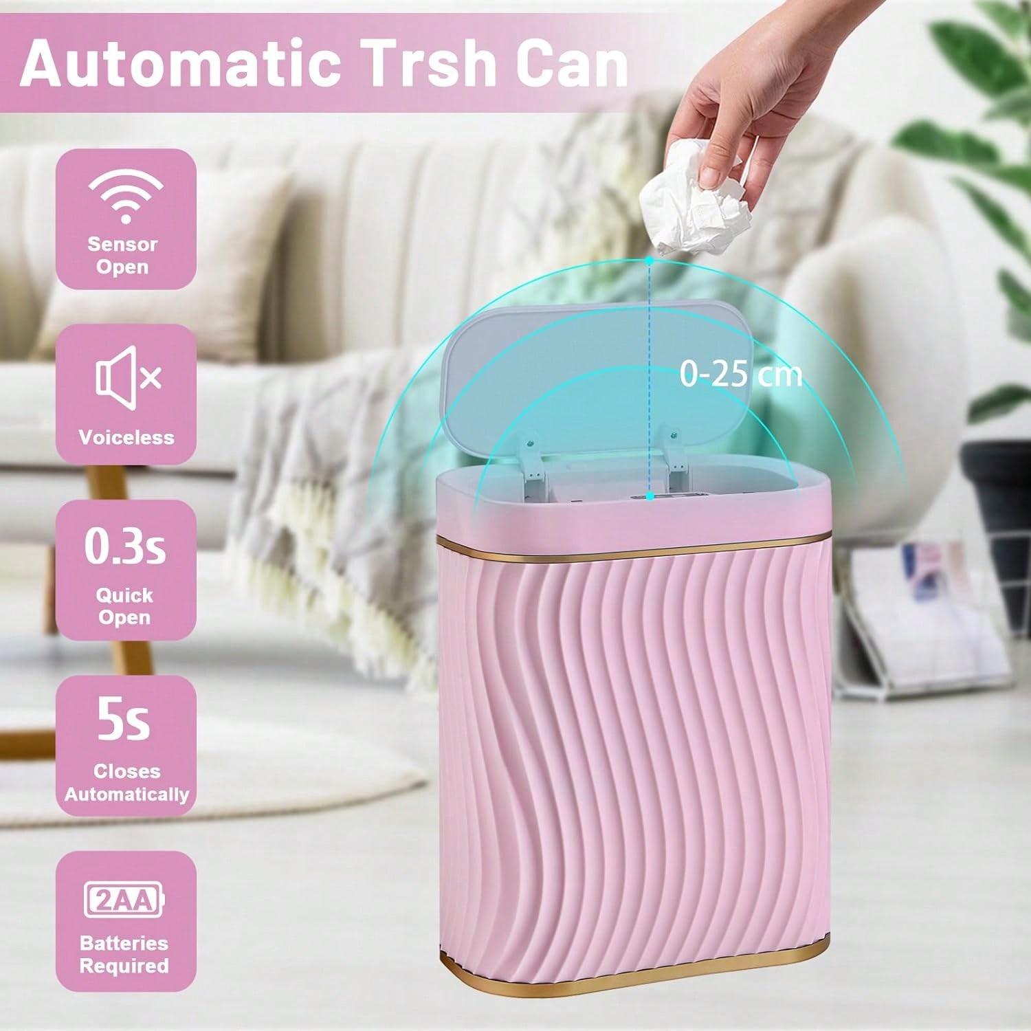 Slimme bewegingsensor afvalbak - Commercial Kitchen Bin recensie en prijs