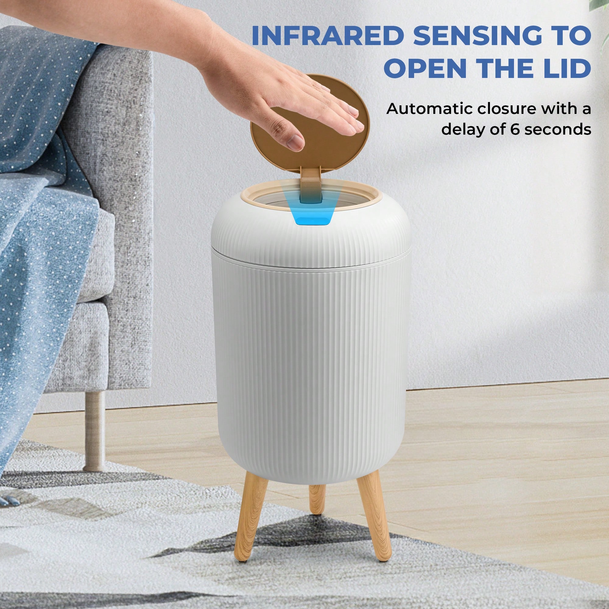 Afvalbak met bewegingssensor e - Commercial Kitchen Bin recensie en prijs