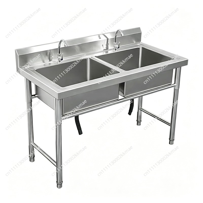 Commerciële 304 roestvrijstale - Commercial Kitchen Double Sink recensie en prijs