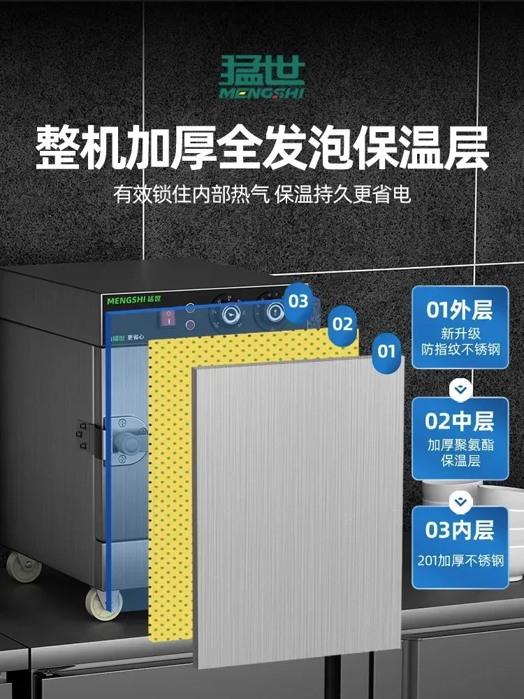 220V roestvrijstalen elektrisc - Commercial Steamer Cabinet recensie en prijs