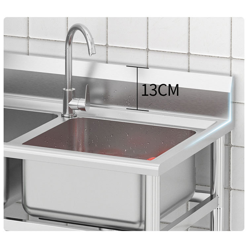 2026 roestvrijstalen zwembadke - Commercial Kitchen Double Sink recensie en prijs