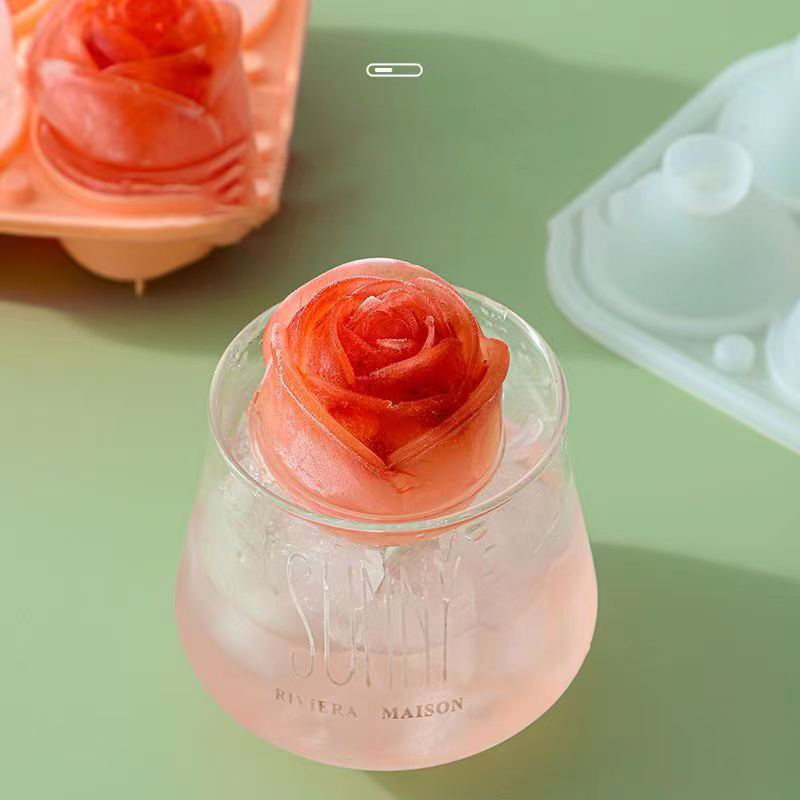 3D Rose Ice Mallen 4 Gaten Ijs - Commercial Kitchen Utensil Holder recensie en prijs