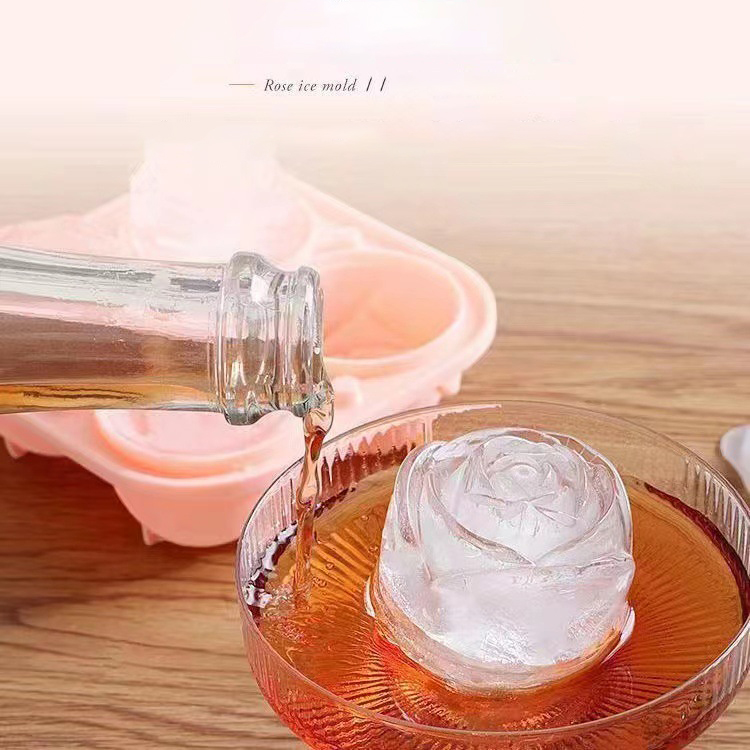 3D Rose Ice Mallen 4 Gaten Ijs - Commercial Kitchen Utensil Holder recensie en prijs