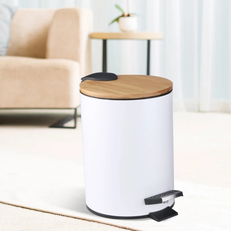 3/5L Houten Flip Step Prullenb - Commercial Kitchen Bin recensie en prijs