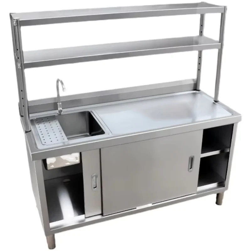 Dubbele spoelbak commerciële r - Commercial Kitchen Double Sink recensie en prijs