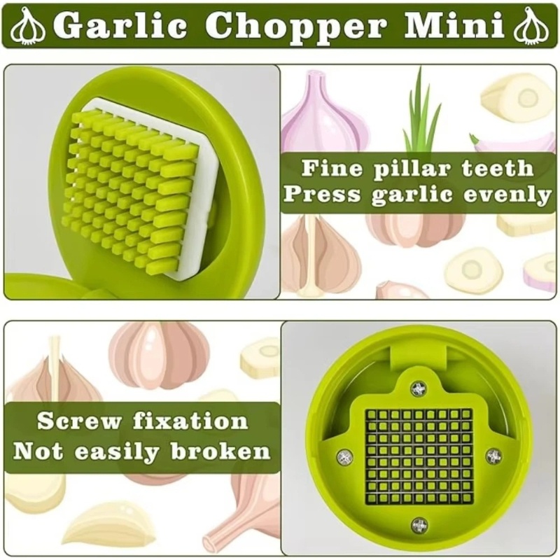 Handmatige knoflookpers, -snij - Commercial Kitchen Utensil Organizer recensie en prijs