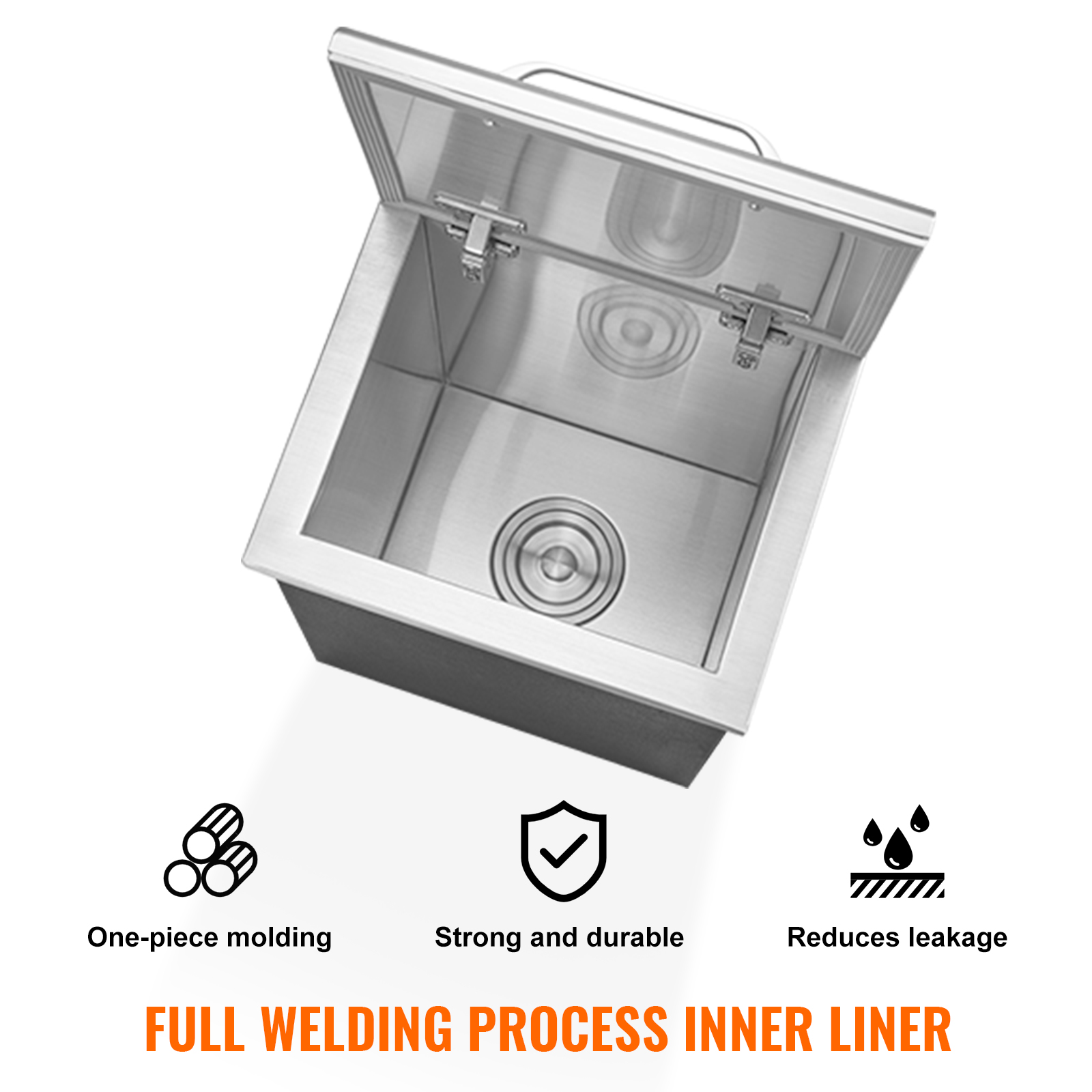SucceBuy Drop-in ijskist roest - Commercial Kitchen Bin recensie en prijs