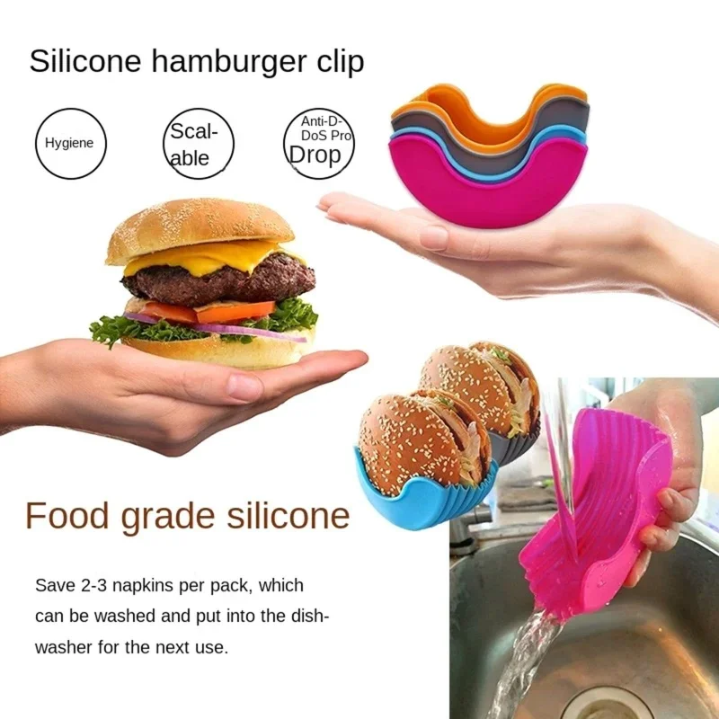 1/4 Stuks Siliconen Burger Lad - Commercial Kitchen Utensil Holder recensie en prijs
