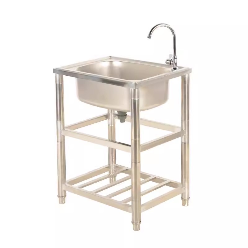82*48*80cm dubbele roestvrijst - Commercial Kitchen Double Sink recensie en prijs