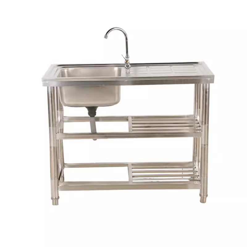 82*48*80cm dubbele roestvrijst - Commercial Kitchen Double Sink recensie en prijs