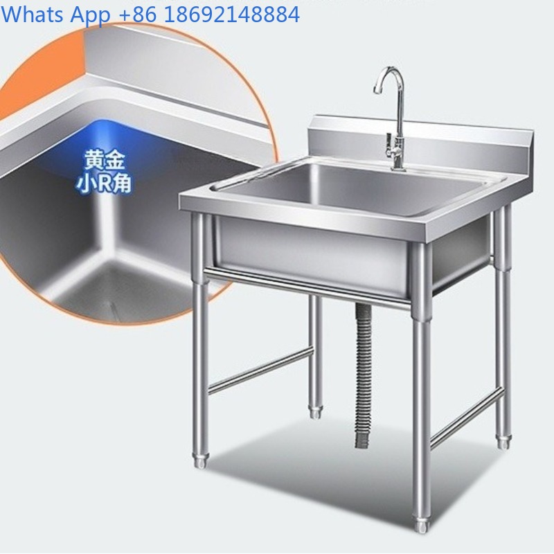 Commerciële roestvrijstalen sp - Commercial Kitchen Double Sink recensie en prijs