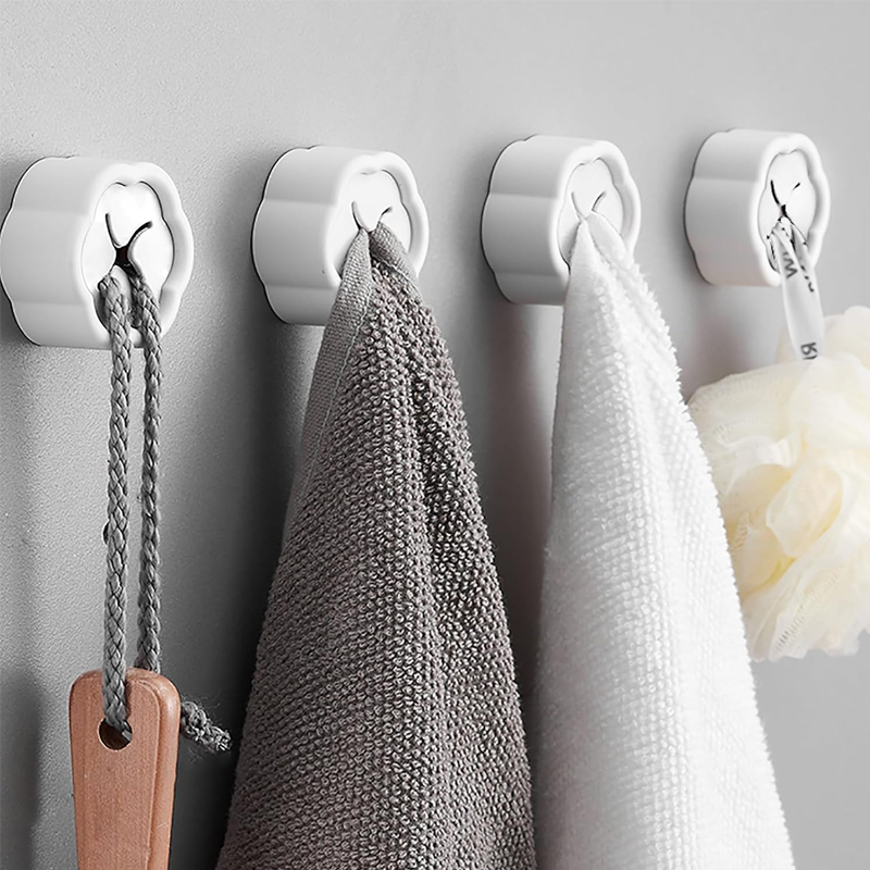 6 STKS Zelfklevende handdoekho - Commercial Kitchen Utensil Organizer recensie en prijs