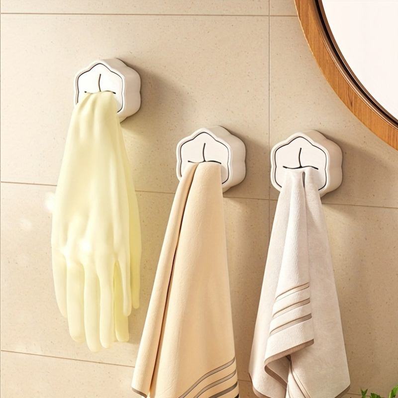 6 STKS Zelfklevende handdoekho - Commercial Kitchen Utensil Organizer recensie en prijs