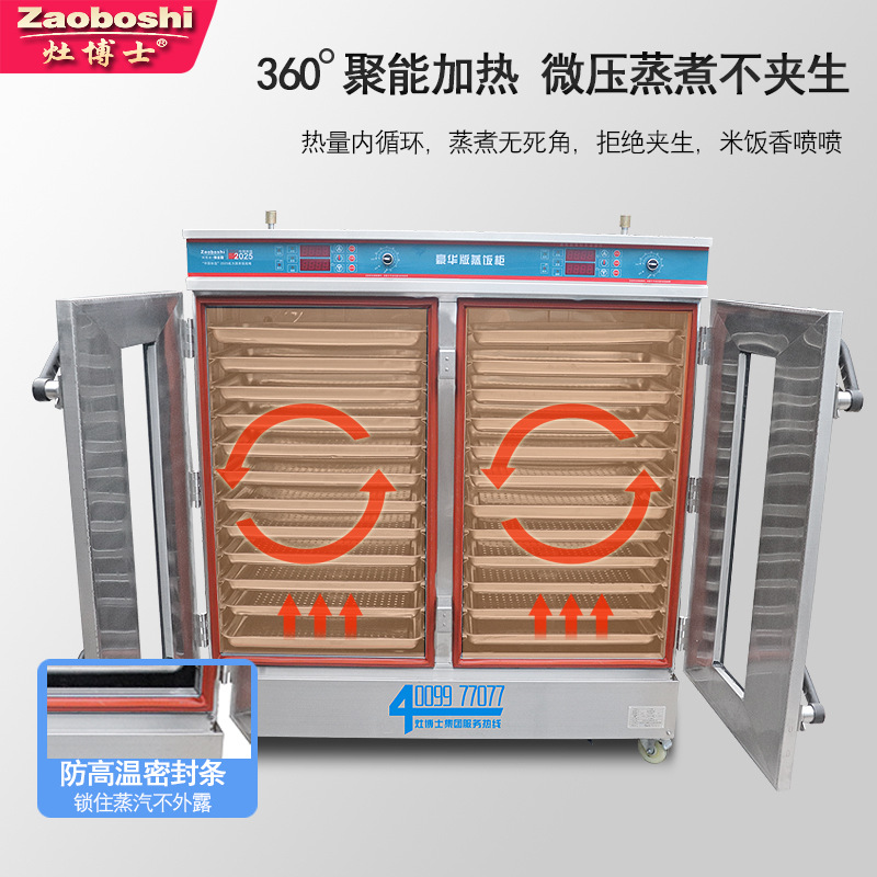 Gestoomde broodstomende kast 2 - Commercial Steamer Cabinet recensie en prijs