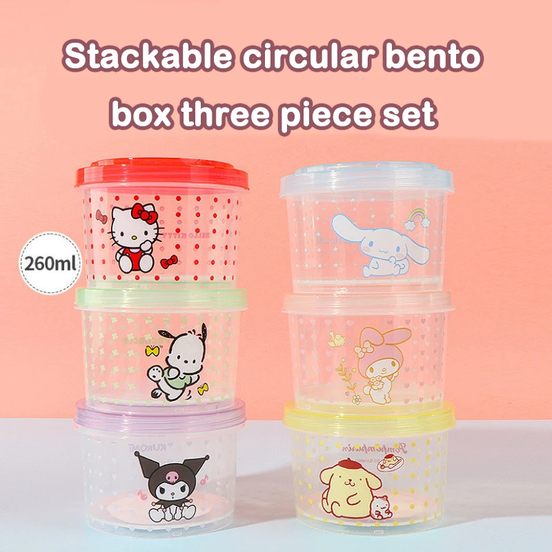 Kitty Bento Box Set 3-delig, s - Commercial Kitchen Utensil Organizer recensie en prijs