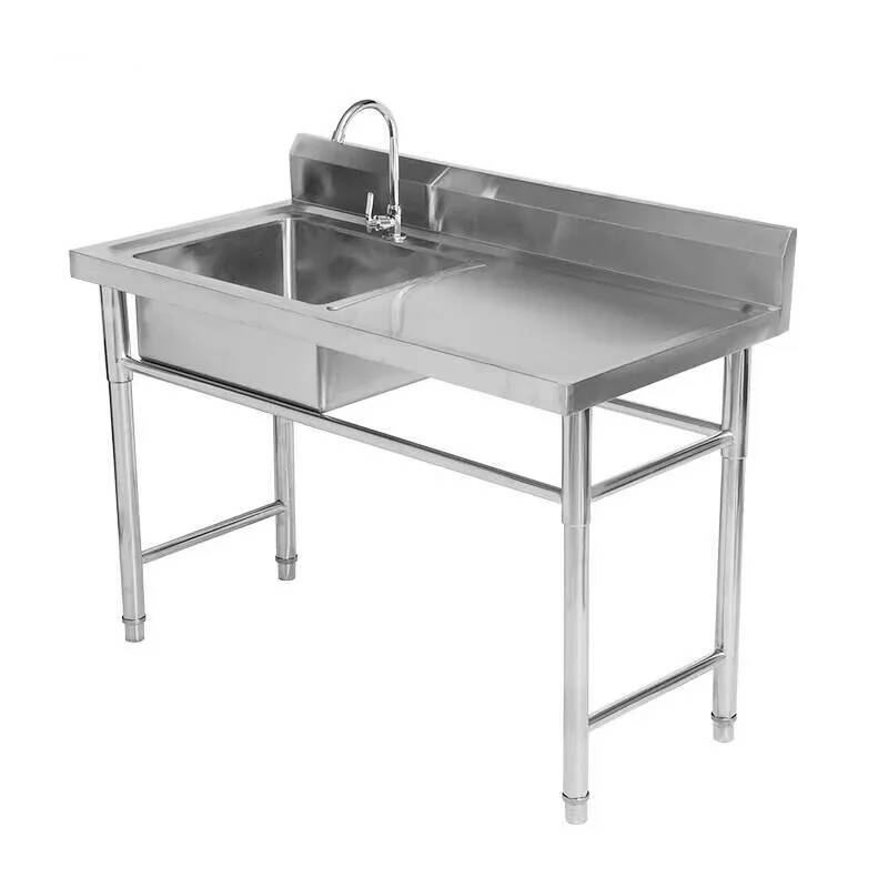 Commerciële geïntegreerde roes - Commercial Kitchen Double Sink recensie en prijs